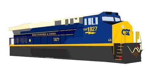 Making CSX 1827 (the B&O unit)