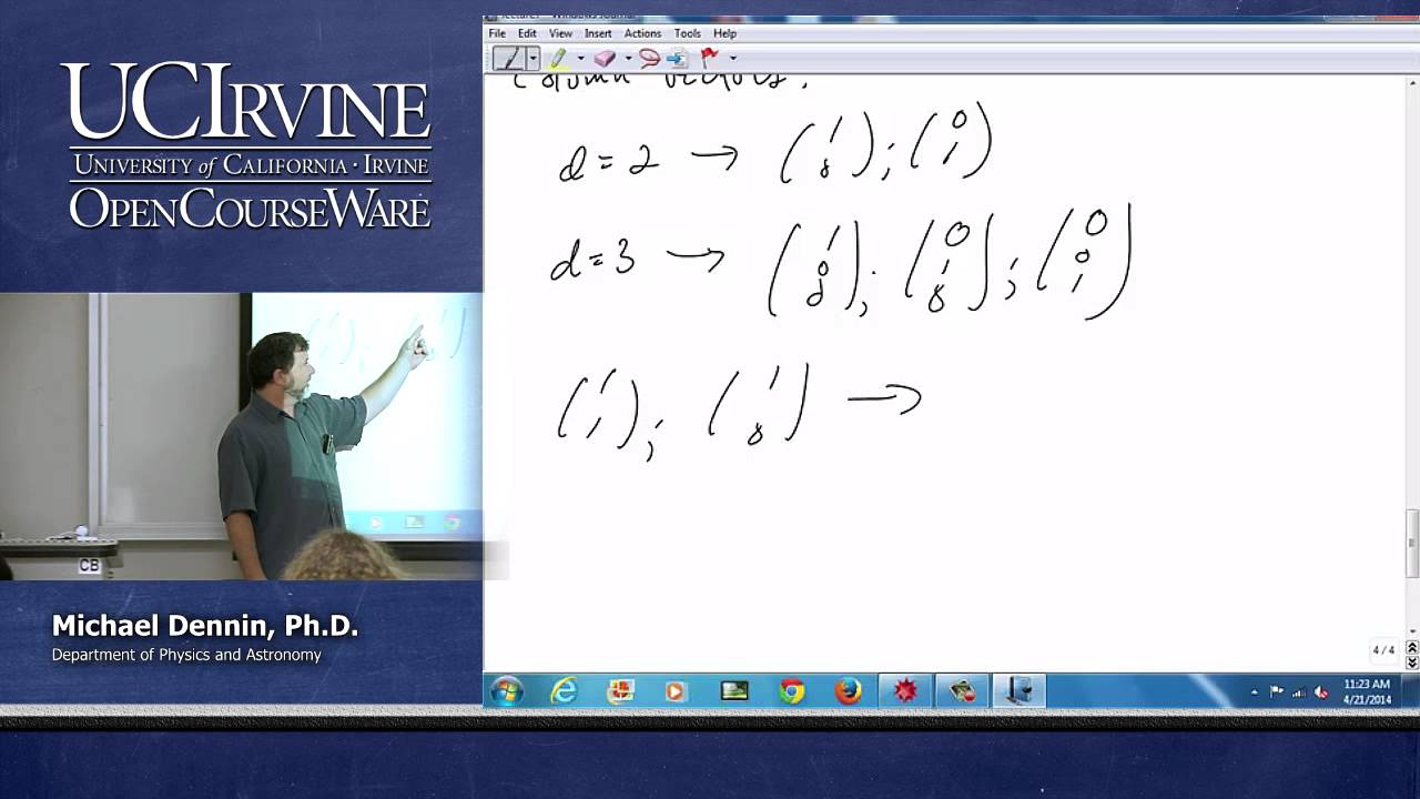 Physics 50. Math Methods. Lecture 7.2