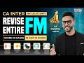 Revise the Entire FM in Just 10 Hours &amp; Score 50 Marks | May 2026 Attempt | CA Swapnil Patni | SPC