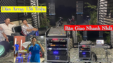 Bàn Giao Thần Tốc “ Dàn Array 10 Loa ADD_Pro 136 Triệu Tại Đức Hoà Long An. LH 0903010773