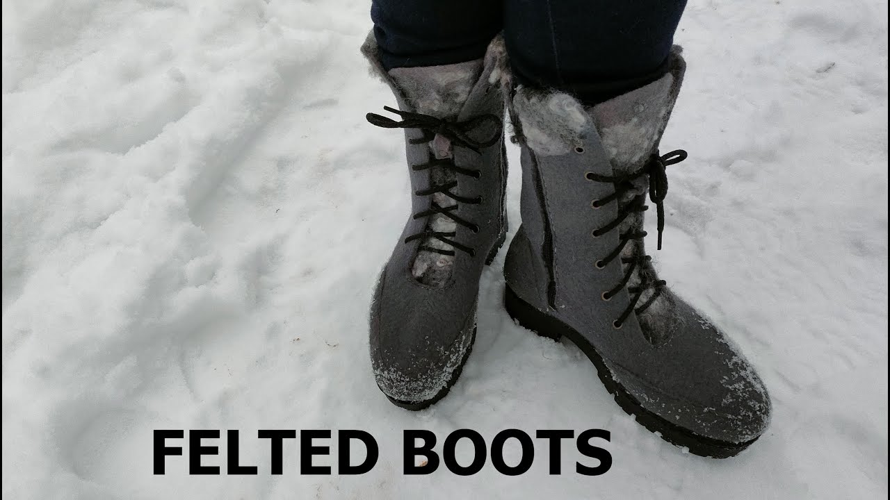 felted boots part1