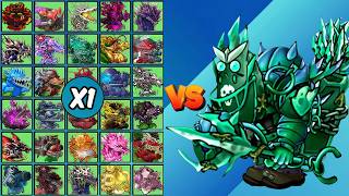 PVZ 1 Fusion 4.0 Challenge!! 1 Plants Fusion vs 5000 Pozeidon Tall-nut Leader - Who Will Win?