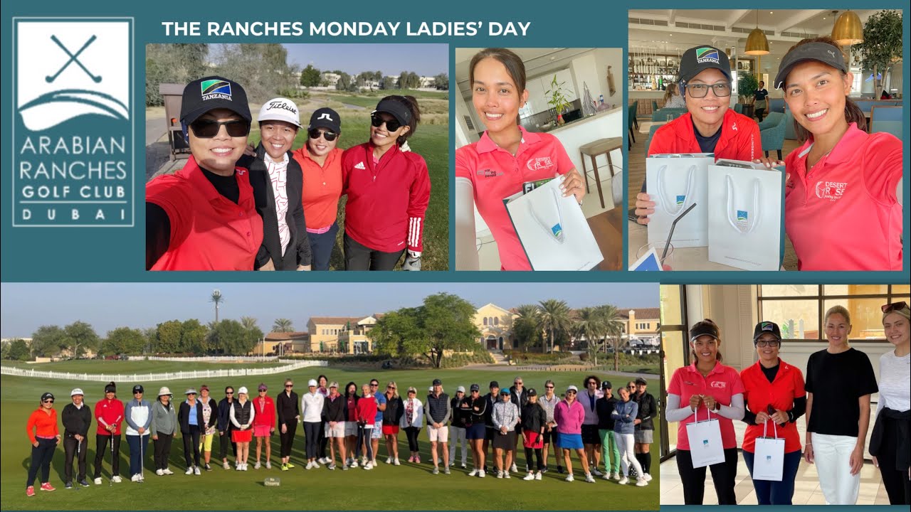 Monday Ladies Day Tournament at Arabian Ranches Golf Club Dubai Aabbyy Perez YouTube