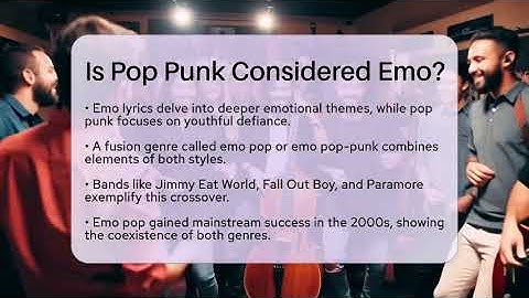 Is Pop Punk Considered Emo? - Pop Music Gurus