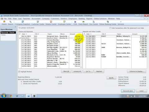 quickbooks-training---reconcile-bank-account-to-bank-statement