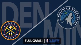 #3 TIMBERWOLVES at #2 NUGGETS | FULL GAME 1 | May 4, 2024 | NBA 2K24 SIMULATION