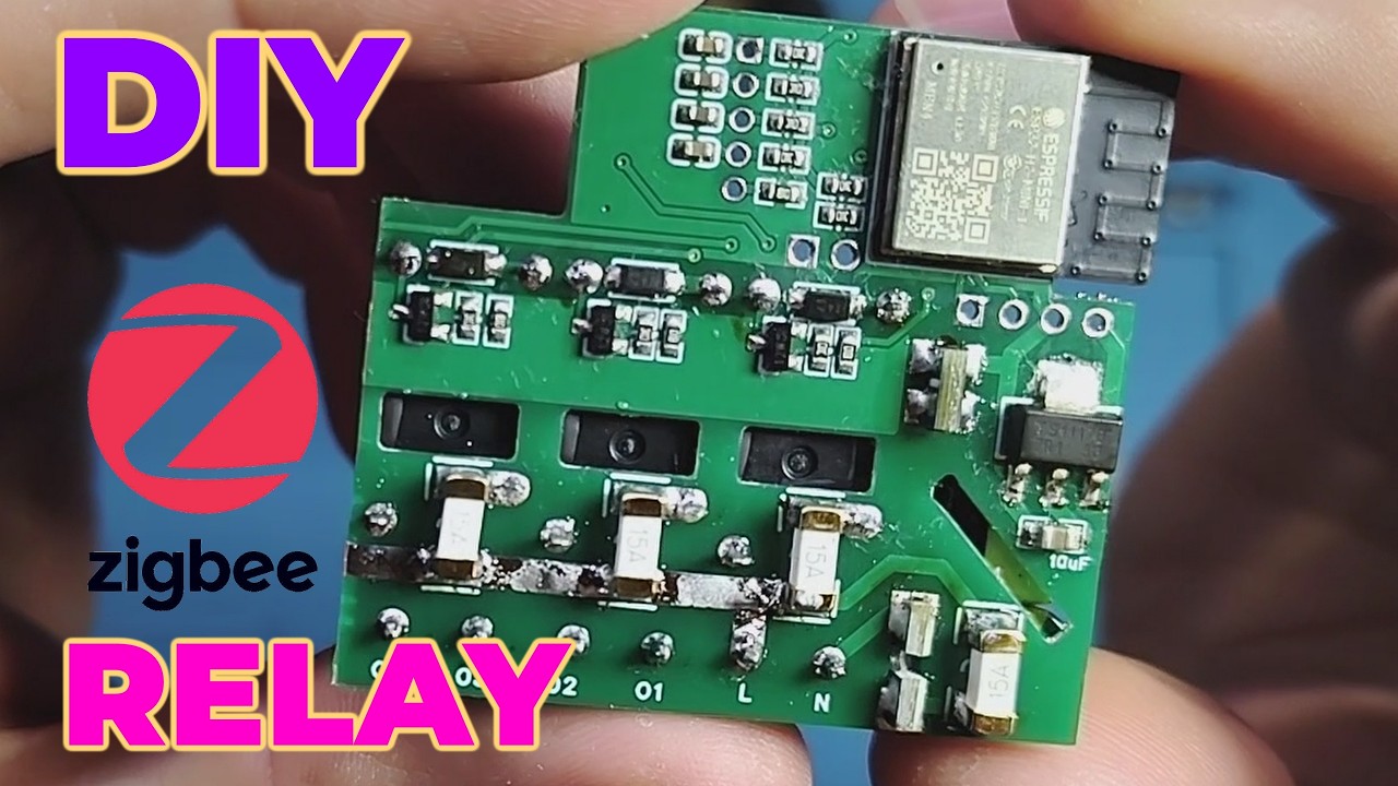 Building a Custom Zigbee Relay Board with ESP32-H2 | ESP-IDF + Home ...