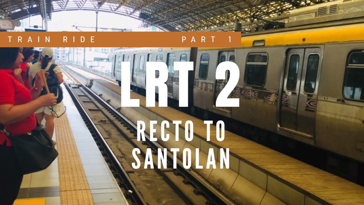 Virtual Ride Lrt 2 Philippines Recto To Santolan Part 1 Youtube