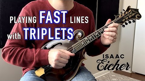 Playing Fast Lines on Mandolin | Lesson on Triplets
