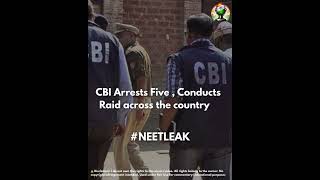 🚨 Massive crackdown in the NEET-UG paper leak case.