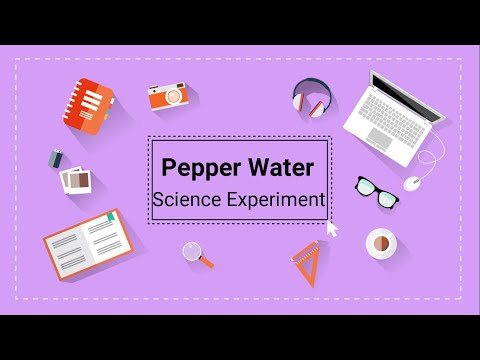 #Pepper and #Water #Science #Magic #Trick