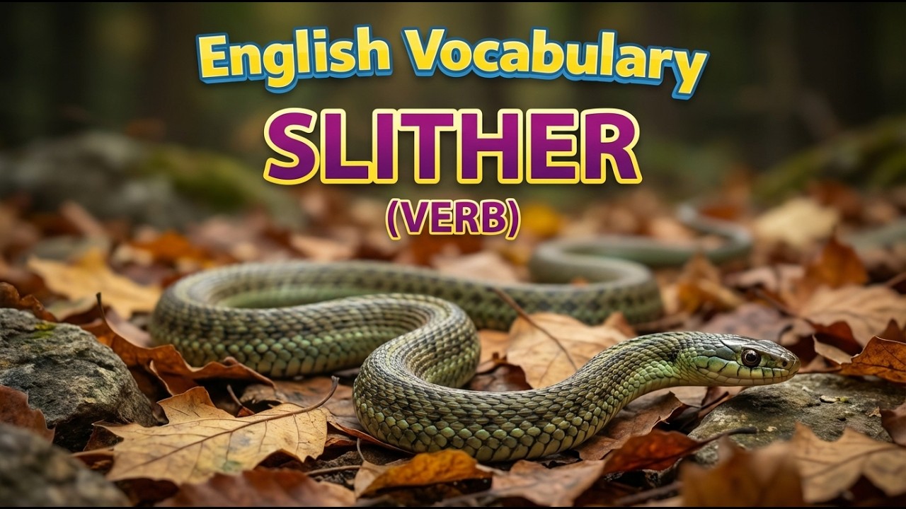 2481) Slither – Word Meaning, word use, Synonyms & Antonyms | English ...