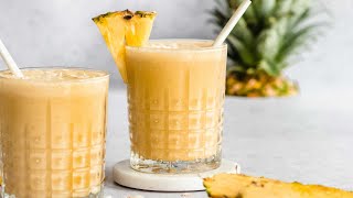 Frozen Pineapple Smoothie (without banana)