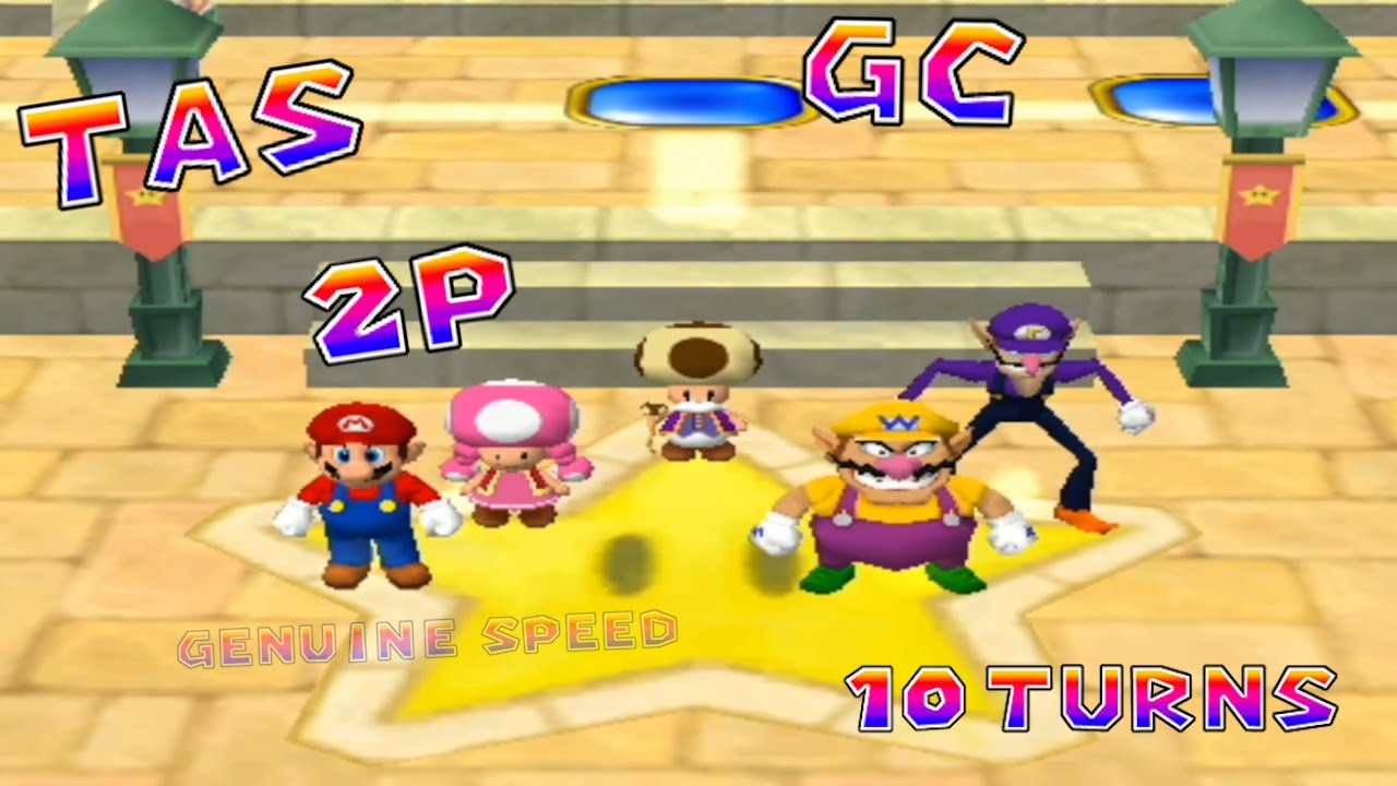 Mario Party 7 - Grand Canal [TAS] (Team Match) (2 Players) (10 Turns)