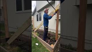 Raised Bed Trellis Build Using Recycled Cedar | Garden Project Raised Bed Trellis Build Using Recycled Cedar | Garden Project
