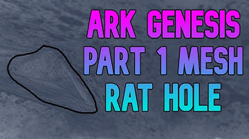 Ark Official Genesis: Part 1 Rat Holes & Mesh Base Locations for PvP | ARK: Survival Evolved