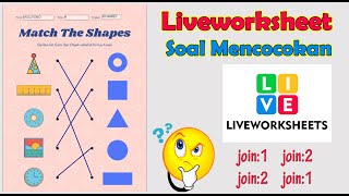 Liveworksheet #4 Cara Membuat Soal Mencocokan Matching Object screenshot 4