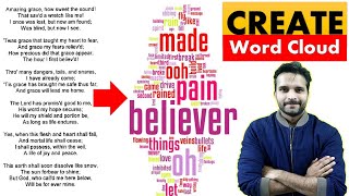 🔥 🔥 🔥  How to create word cloud in Powerpoint