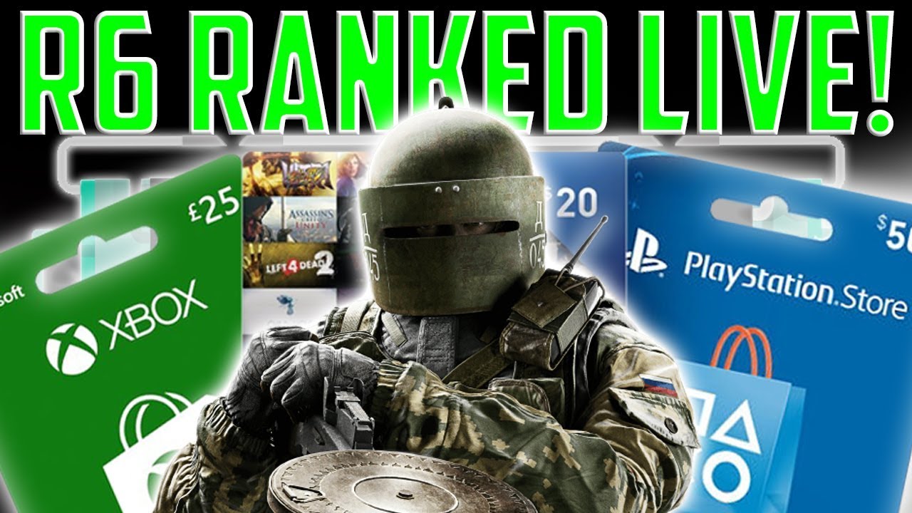 LIVE R6: Live Siege Ranked Competitive Stream! GIVEAWAY - YouTube