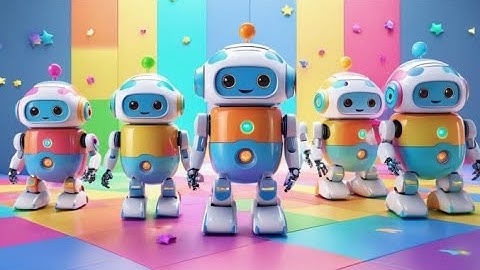 Six Toy Robots Count to Ten | Counting Song for Kids | Learn Numbers 1 to 10