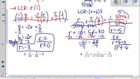 5 8c Rational Equations   practice WS   VIDEO