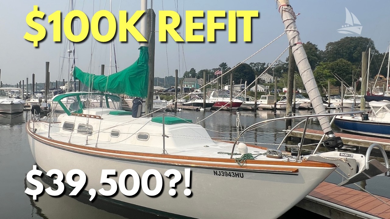 ⁣$100K Spent on This 1974 Pearson 35 — Offered at $39,500 | FULL TOUR