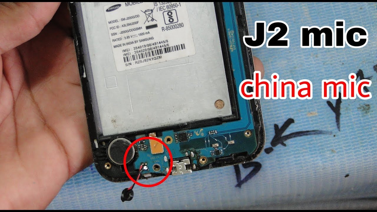 Samsung J2 Mic Solution Apply Universal 2 Pin China Mic By Sandip Sarkar