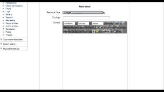 Using the Moodle Database to Create Content Collections