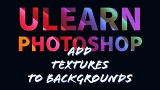 Photoshop for Photography: Textured Backgrounds with Smart Filters! For Beginners! screenshot 1