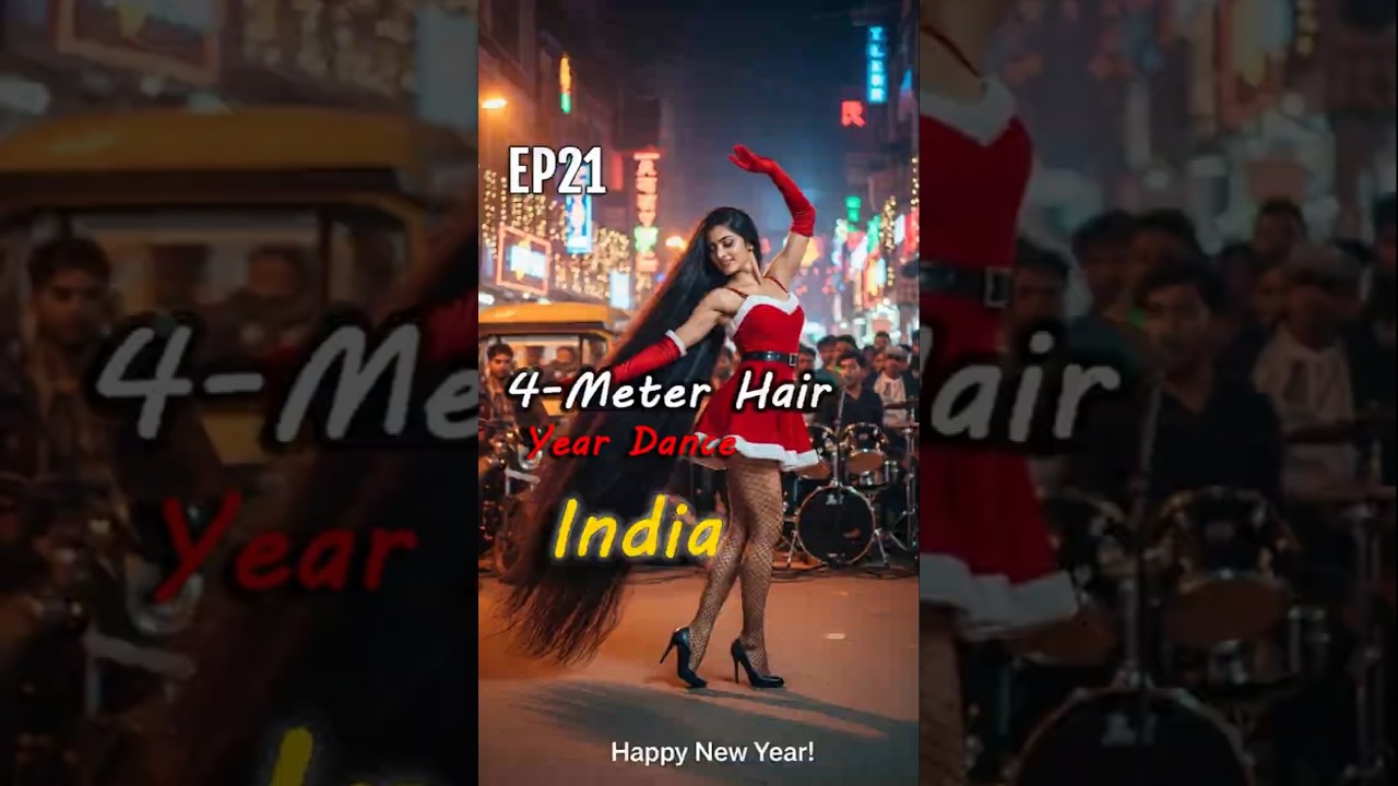 🔥WOW! 4M Hair New Year Dance 