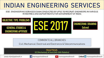 ESE | 2017 | Engineering Drawing | Objective Type Problems | Solved