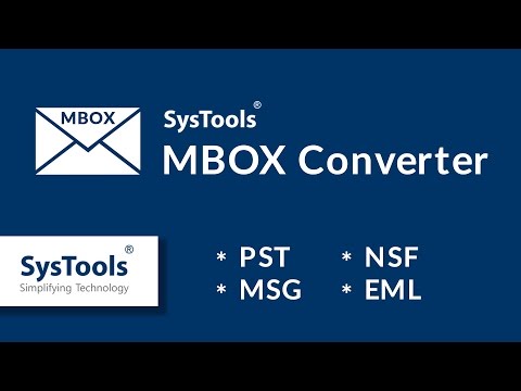 How to Convert MBOX to PST Outlook - SysTools MBOX Converter