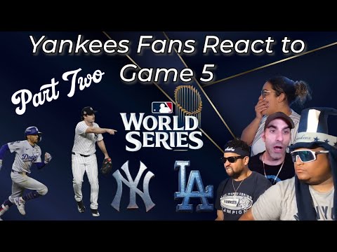 Yankees Fans React to Game 5 of the World Series Part 2