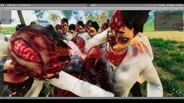 Unity Engine Crowd Test