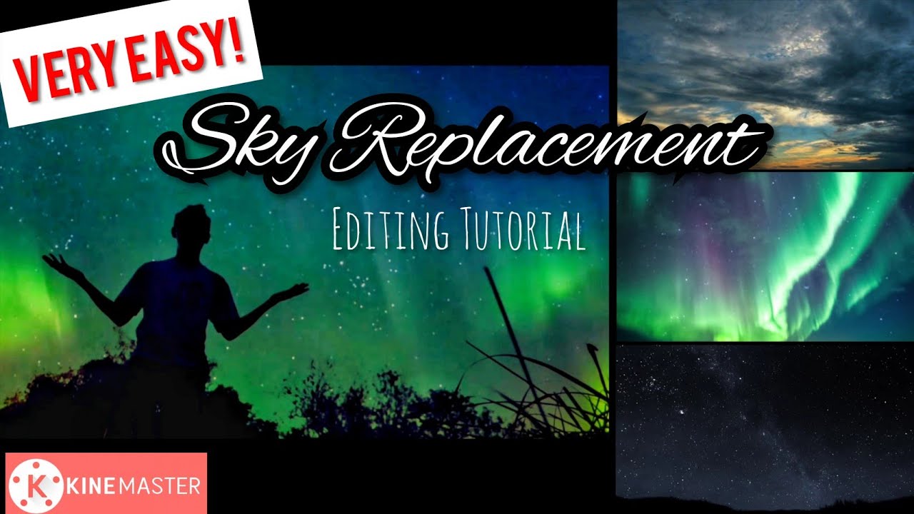 VERY EASY SKY REPLACEMENT USING KINEMASTER - (Tagalog with English instructions) 