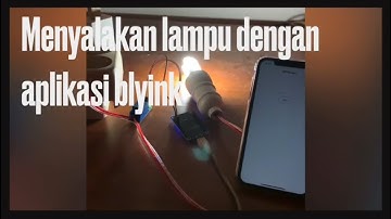Menyalakan lampu menggunakan aplikasi BLYNK!!!! Taufiqurrahman_2105011130101_TeknikMesin2021