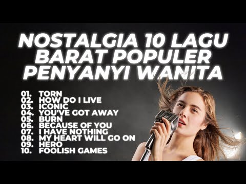 Nostalgia 10 Lagu Barat  Populer Penyanyi Wanita #music #lagu #playlist #female #barat #nostalgia