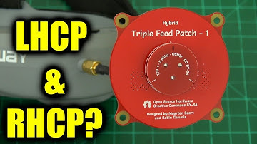 New triple feed patch antenna from Maarten Baert