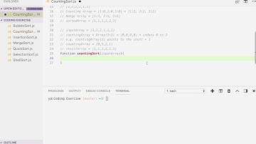 Counting Sort Solution In JavaScript