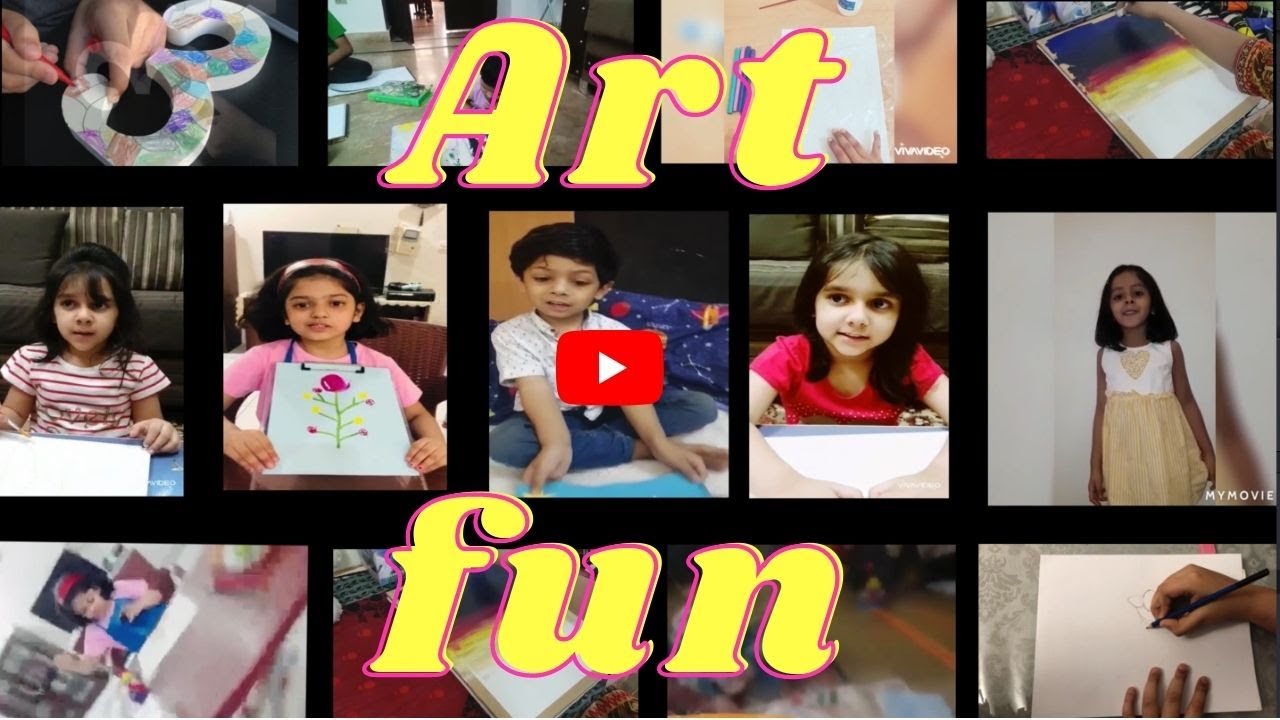 Creative Art by Children I Awesome Art I Art Week I Summer Activity