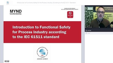INTRODUCTION TO FUNCTIONAL SAFETY FOR THE PROCESS INDUSTRY, ACCORDING TO THE IEC 61511 STANDARD