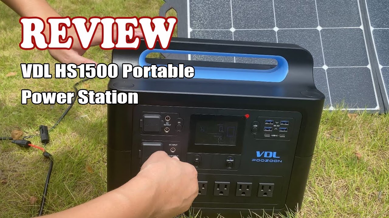 VDL HS1500 1500W Portable Power Station Review 2024 - Worth Every Penny! 