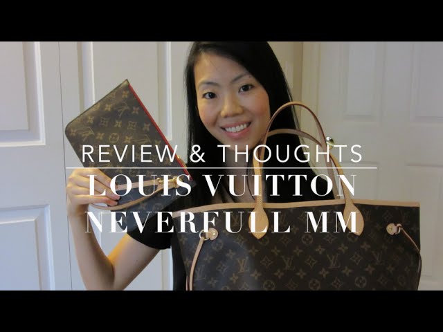 Louis Vuitton Neverfull MM Monogram Canvas Pochette Pouch