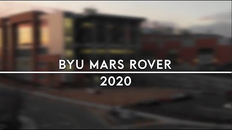BYU Mars Rover - System Acceptance Review Video - URC 2020