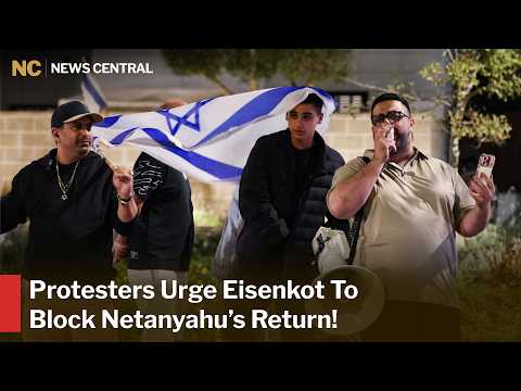 Israel Protesters Urge Gadi Eisenkot to Form Coalition with Arab Parties | News Central | AC1Z