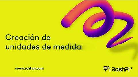 Creación de unidad en el sistema