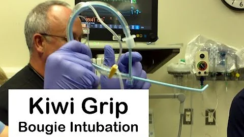 Bougie Intubation with the Kiwi Grip