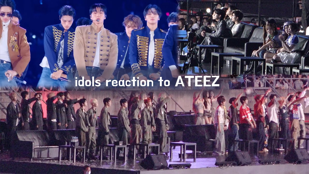 ATEEZ stage reaction [KISS OF LIFE KiiiKiii AHOF xikers NEXZ QWER SB19 CRAVITY KickFlip]/2025 ACON