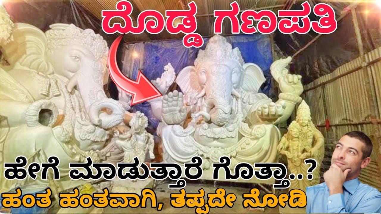 “ದೊಡ್ಡ ಗಣಪತಿ ಹೇಗೆ ಮಾಡುತ್ತಾರೆ ಗೊತ್ತಾ..?| Statue Making Process |Ganesh Chaturthi Special” |