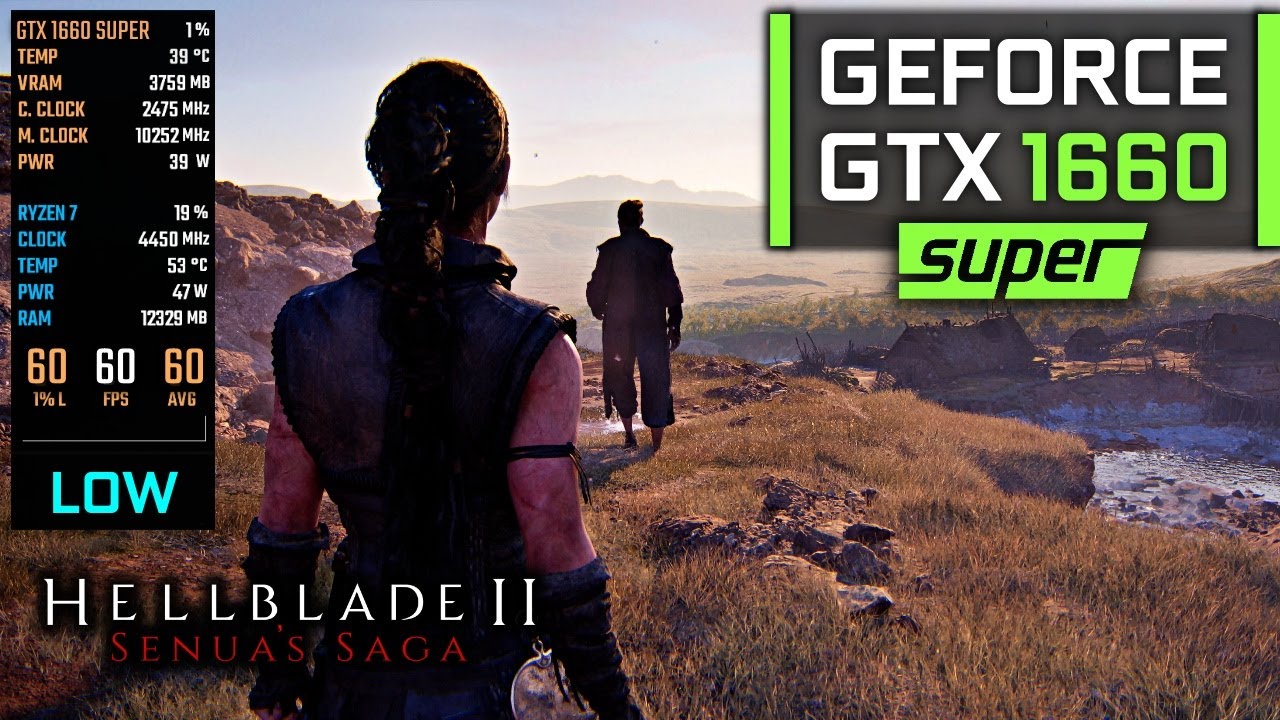Hellblade 2 on GTX 1660 SUPER!